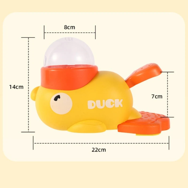 Dog Food Feeder Cartoon Duck Design Pet Snack Puzzle Feeder Anti-Slip Puppy Automatic Dog Cat Food Dispenser Toy
